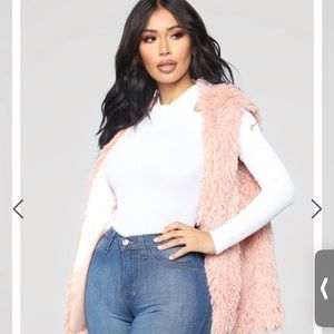 Fashion Nova "Essential Faux Fur Vest"